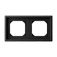 Systeme Electric ARTGALLERY Рамка 2-постовая IP44,  карбон (GAL441002)
