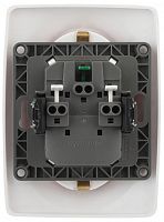 ЭРА Розетка 2X2P+E Schuko, 16A-250В, , белый, 12-2106-01 (Б0031228)