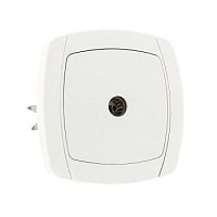 EKF Париж Розетка TV 75Ом 5-862МГц белая (ESA00-027-10)