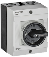 IEK Переключатель кулачковый в боксе закрытая рукоятка 16А схема 55 (MI-CS21-016-055)