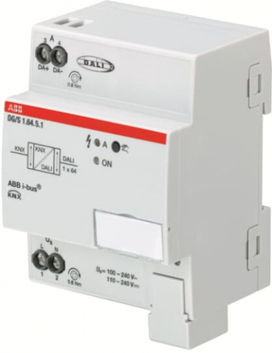 ABB Контроллер освещения DALI, цвет, 1 канал DG/S1.64.5.1 DALI (2CDG110273R0011) ABB Контроллер освещения DALI, цвет, 1 канал DG/S1.64.5.1 DALI (2CDG110273R0011)