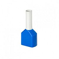 ABB Наконечник кабельный нейлоновая изоляция втулочный двойной 2x2.5мм длина 13мм  (1000шт)  (NC2-2513CD)  (7TCA301140R0063)