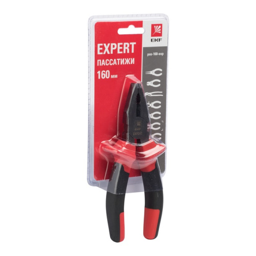 EKF Пассатижи Expert 160 мм  PROxima (pas-160-exp) фото 3