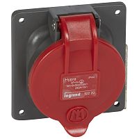 LEGRAND Розетка встраиваемая IP44 3К+H+З 400v 16А Hypra (052220 )