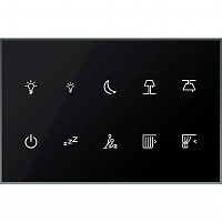 SCHNEIDER ELECTRIC ОБРАЗЕЦ Стеклянный сенсорный выключатель GTP, 10 кнопок (LSSMBU10NS)