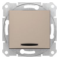 SCHNEIDER ELECTRIC Sedna Выключатель с индикатором титан (SDN0400368)