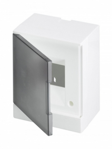ABB Бокс навесной ЩРн-П-4М серая дверь Basic E  (с клеммами) (1SZR004002A2201)