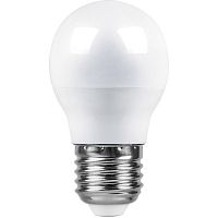 FERON Лампа светодиодная LED 9вт Е27 белый матовый шар (LB-550) (25805)