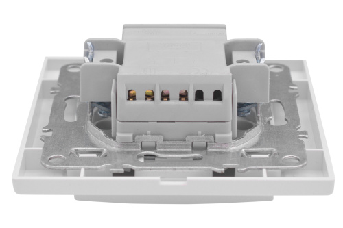EKF Выключатель Минск 1-клавишный СП с индикатором 10А белый Basic (ERV10-121-10) фото 3