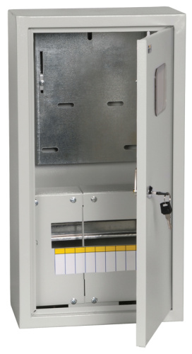 IEK Щит учетно-распределительный навесной ЩУРн-3/9зо с окном с замком IP31 (MKM32-N-09-31-ZO) IEK Щит учетно-распределительный навесной ЩУРн-3/9зо с окном с замком IP31 (MKM32-N-09-31-ZO)