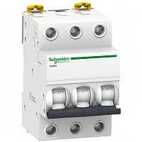 SCHNEIDER ELECTRIC Выключатель автоматический трехполюсный 6А С iK60N 6кА (A9K24306)