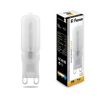FERON Лампа светодиодная LED 7вт 230в G9 теплый капсульная (LB-431) (25755)