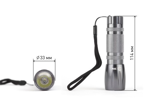 ЭРА SD1W Фонарь  1x1W LED, алюм, 3хААА, бл  (20/120/1440)  (C0027215) фото 3