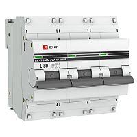 EKF Автоматический выключатель 3P  80А (D) 10kA ВА 47-100M c электромагнитным расцепителем  PROxima (mcb47100m-3-80D-pro)