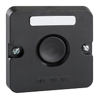 KEAZ Пост кнопочный ПКЕ 122-1-У2-IP54-КЭАЗ  (черная кнопка) (150738)