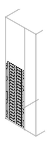 ABB Перегородка бок.вертик.H=1000мм D=700мм (1STQ008518A0000)