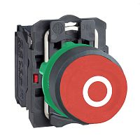 SCHNEIDER ELECTRIC Кнопка выступающая белая маркировка красная (XB5AL4322)