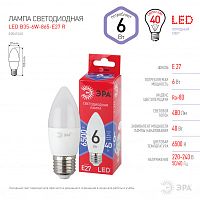 ЭРА Лампа светодиодная LED B35-6W-865-E27 R   (диод, свеча, 6Вт, хол, E27)  (10/100/3500)  (Б0045340) ЭРА Лампа светодиодная LED B35-6W-865-E27 R   (диод, свеча, 6Вт, хол, E27)  (10/100/3500)  (Б0045340)