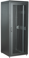 IEK Шкаф сетевой 19' LINEA N 38U 800х800мм перфорированная передняя дверь задняя металлическая черный (LN05-38U88-PM)