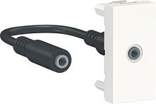 SCHNEIDER ELECTRIC Розетка UNICA MODULAR Minijack 1 модуль белый (NU343318)