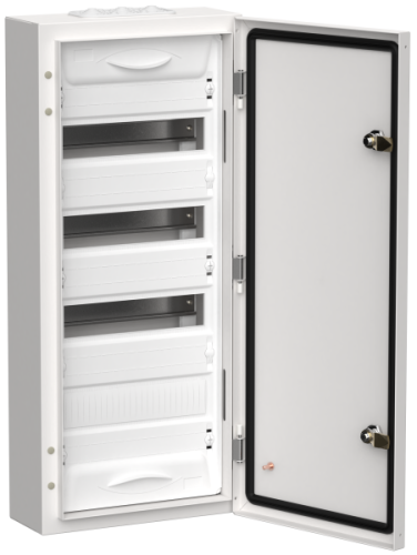 TITAN 5 Корпус металлический ЩРн-48 (1х48) 710х310х140 IP54 белый IEK