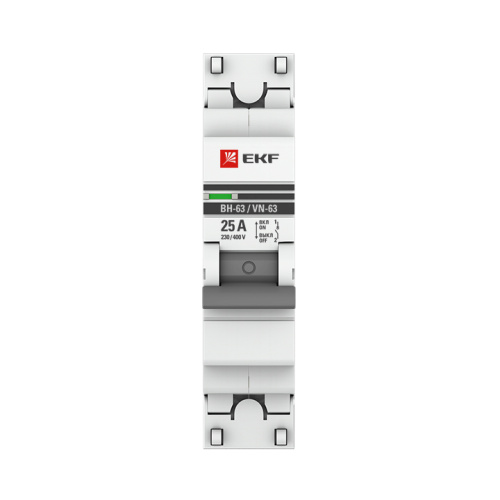 EKF Выключатель нагрузки 1Р ВН-63 25А PROxima (SL63-1-25-pro) фото 3