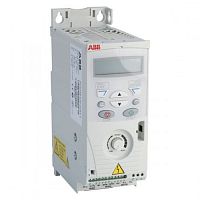 ABB Преобразователь частоты 1,5 кВт, 220 В, 1 фаза,   IP20, с базовой панелью управления (68581982)