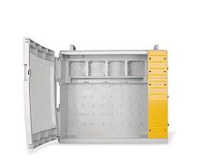 DKC MBOX5 Корпус на 52 модуля 4 поста основание 136х125мм доп.пространство (DIS6580050)