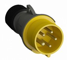 ABB Вилка кабельная Easy&Safe 432EP4,32А,3P+N+E,IP44,4ч  (432EP4)  (2CMA101993R1000)