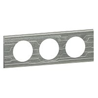 LEGRAND Рамка, трехпостовая, техно (069043 )