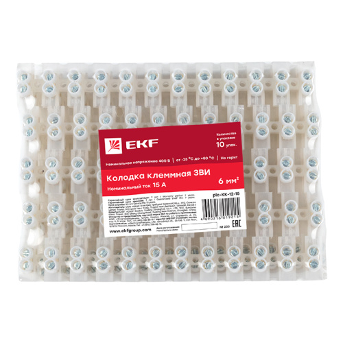 EKF Клеммник 12х15.0 (plc-KK-12-15) фото 4 EKF Клеммник 12х15.0 (plc-KK-12-15) фото 4
