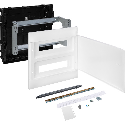LEGRAND Practibox S Пластиковый щиток встраиваемый 2X18 Белая дверь (137547) фото 2