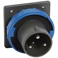 LEGRAND Вилка прямая IP67 2K+З 230v 63А Hypra (059376 )