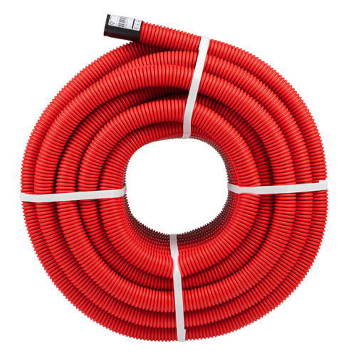 EKF Труба гофрированная двустенная ПНД d 40 с зондом (50 м) красная, EKF (tg2st-40-50m) фото 2 EKF Труба гофрированная двустенная ПНД d 40 с зондом (50 м) красная, EKF (tg2st-40-50m) фото 2