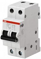 ABB Выключатель автоматический двухполюсный 63А С SH202L 4.5кА (2CDS242001R0634)