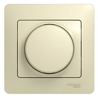 SCHNEIDER ELECTRIC GLOSSA Диммер универсальный в сборе 600Вт/ВА бежевый (GSL000236)