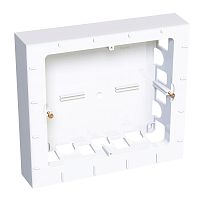 SCHNEIDER ELECTRIC Коробка для наружного монтажа 2 ряда 3x45 глубина 40мм (ALB44448)