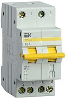 IEK Выключатель-разъединитель трехпозиционный ВРТ-63 2P 16А (MPR10-2-016)