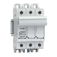 LEGRAND Держатель плавкой вставки SP38 10X38 3 полюса без индикации (021404 )