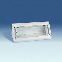 SIMON Угловая коробка для рамок на 8 узких модулей, S82C, графит (82772-38)