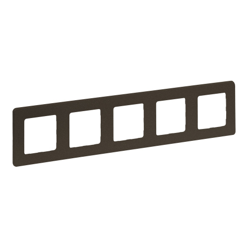LEGRAND INSPIRIA Рамка декоративная универсальная  , 5 постов, для горизонтальной или вертикальной установки, цвет &quot;Бронза&quot; (673979) фото 3