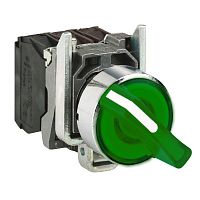 SCHNEIDER ELECTRIC Переключатель с подсветкой 3 положения с фиксацией (XB4BK133M5)