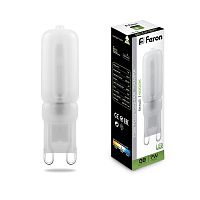 FERON Лампа светодиодная LED 7вт 230в G9 белый капсульная (LB-431) (25756)