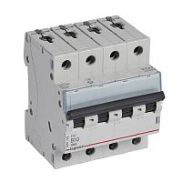 LEGRAND Выключатель автоматический четырехполюсный 10А B TX3 6kA/10kA (403900 )