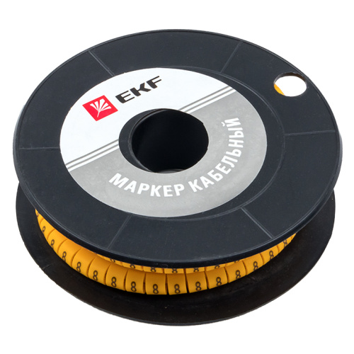EKF Маркер кабельный 2.5кв.мм 8 (1000ед) (ЕС-1) (plc-KM-2.5-8) фото 4 EKF Маркер кабельный 2.5кв.мм 8 (1000ед) (ЕС-1) (plc-KM-2.5-8) фото 4