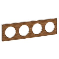SCHNEIDER ELECTRIC ODACE Рамка 4 поста ольха (S52P808N)