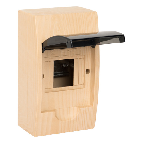 EKF Щит распределительный навесной ЩРН-П- 4 светлое дерево IP41 PROxima (pb40-n-4-light) фото 3