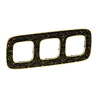 LEGRAND Valena ALLURE Рамка 3 поста Барокко Нуар универсальная (754433 )