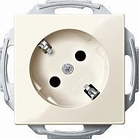 SCHNEIDER ELECTRIC Механизм розетки Schuko 45гр. бежевый (MTN2370-0344)