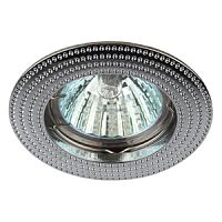 ЭРА Светильник литой  MR16,12V/220V, 50W хром KL55 CH   (Б0017099)